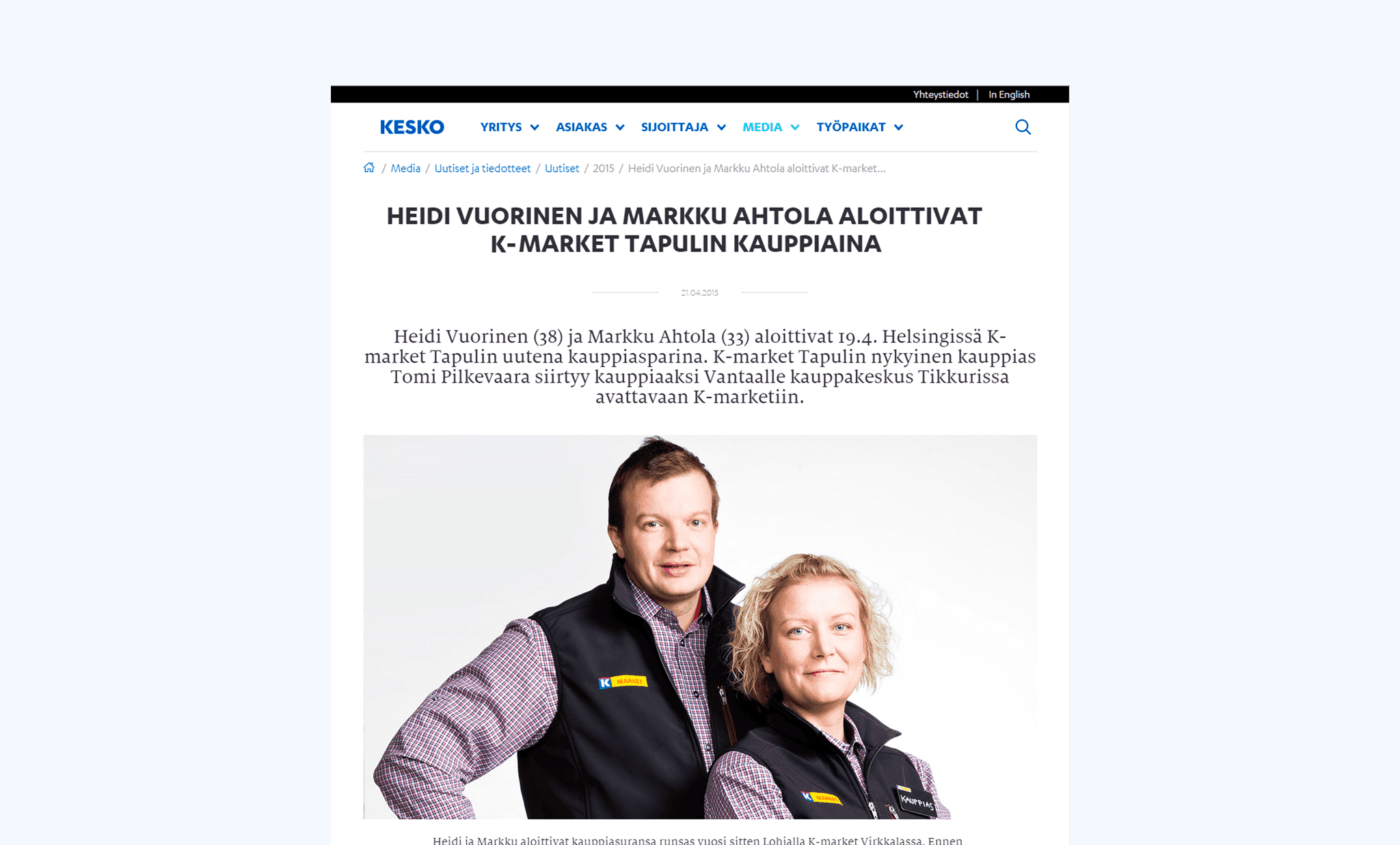 Kesko.fi — component